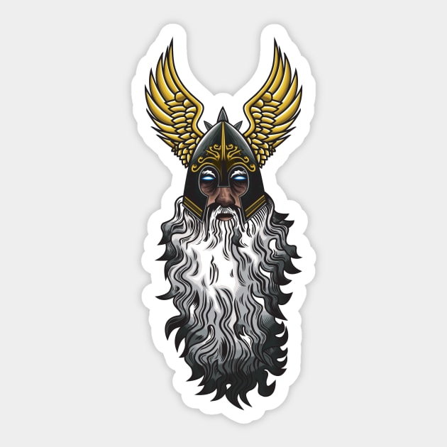 Odin Sticker by Predator